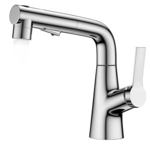 JIAYUN | Hot and Cold Adjustable Pull Down Bathroom Faucet