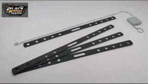 Plat Besi Bolong Ukuran 30cm 40cm Breket Bolong Plat Besi Bolong Serba Guna Plat Bolong Universal plat bolong besi sambunqan Cover Knalpot