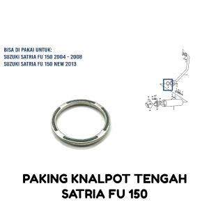 Paking Knalpot Tengah Satria FU - Packing Peking Gasket Asbes Silincer Kenalpot Center Suzuki Satria FU 150