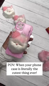 Fur cat Popgrip Case