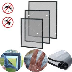 Customizable Size Mosquito Nets for Window Black Anti-Mosquito Window Screens Mesh Anti Insect Tulle Invisible Fiberglass