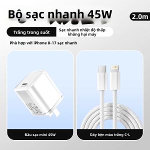JZXS | Bộ Sạc Nhanh USB-C GaN PD 45W