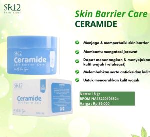 Ceramide SR12 Skin Barrier Care Moisturizer / Pelembab Pencerah Wajah / Mengatasi Jerawat / Antioksidan