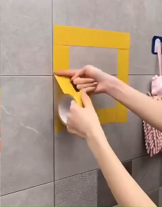 Băng Keo Hai Mặt Vải Lưới 200u Rộng 5cm Dài 10m | Keo Trong Suốt Gọn Vị Trí Dán Đa Bề Mặt