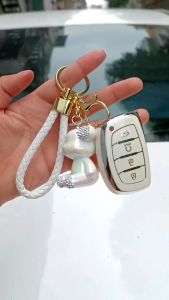 Ốp TPU Dẻo Ốp Khóa Xe Dòng Hyundai Creta 2022 2023 4 Nút Bọc Khóa Bảo Vệ Chìa Khoá