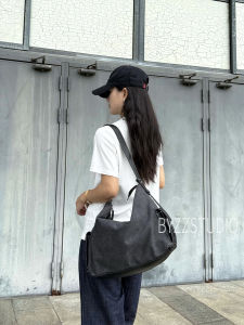 Original Design Large Capacity Canvas Shoulder Crossbody Bag Fashionable Retro Style British Style Womens Handbag Byzz