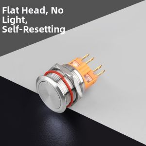 LANBOO | Waterproof DIY Doorbell Car Modification Metal Button Switch 25mm