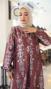 Gamis Silk Sutra Import // Gamis Terbaru 2024 // Gamis Lebaran Mewah