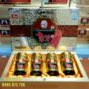 Cao hồng sâm Kanghwa hàn quốc hộp 4 lọ x 250g