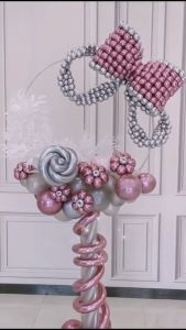 Tiang Dekorasi Balon Bulat melingkar / Standing Base Balon Holder Bentuk Lingkar 163cm x 75cm