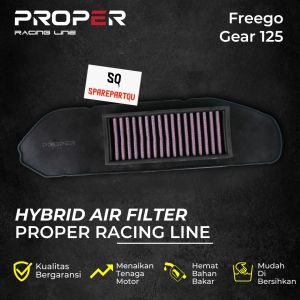 Filter Saringan Udara Freego Gear 125 Proper Racing Line Hybrid Air Filter