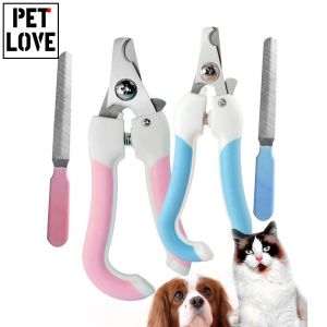 Pet Dog Cat Professional Stainless Nail Clipper With Nail File Tool Set Nail Cutter For Dog Nail Cutter For Cat Pet Grooming Products