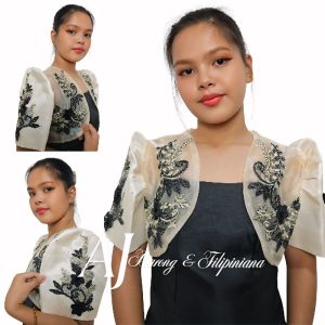 modern bolero lace design mestiza sleeve