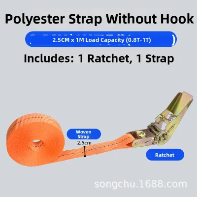 LUKSEN | Heavy Duty Truck Ratchet Tie Down Strap
