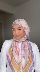 Minaz hijab Tudung bawal plain batu tabur / printed / bidang 45 cotton voile travel friendly