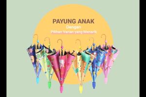 Payung Anak Laki Laki Perempuan Karakter Lipat Kuping Premiummart
