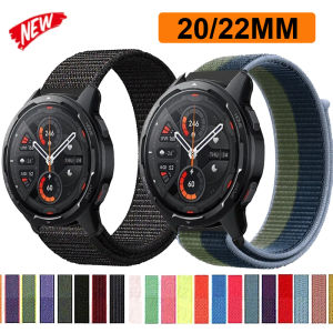 Nylon Loop Band For Xiaomi Watch S3 S2 S1 Active Color Sport Bracelet For Garmin Vivoactive 5 4 55 158 245 745 965 255 265 Music