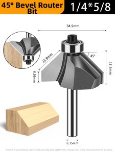 Mingren | 45 Degree Chamfering Edge Trimming Knife Head