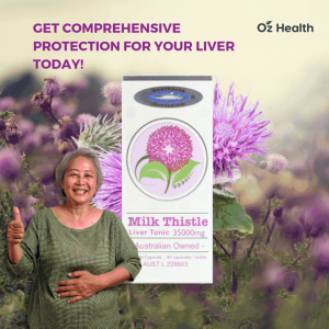 Ocean King Milk Thistle Liver Tonic 35000Mg 90s Liver Supplement for Liver Care Liver Detox Nutritional Supplement