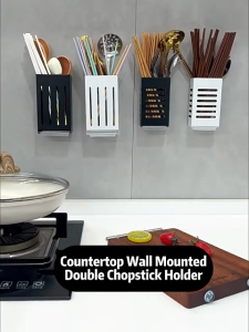 MEIDOO Kitchen Shelf Knife Holder Chopsticks holder Wall Mounted Storage Rack