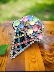 Adult Crystal Hair Accessories Side Bangs Clips Mocha Rhinestone Hairpins Fashionable Korean Style Hair Decorations