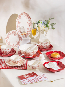 JINGDITAOCI | Underglaze Gift Tableware Set