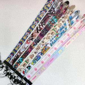 Kamen Knight Tiancifu Official Cartoon Pickup Laka Small Beaver Mobile Phone Lanyard ID Card Neck Rope Long Shoelace Butterfly