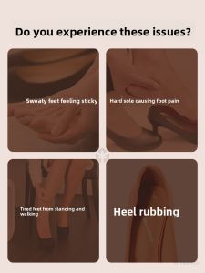 ZUYINBULUO | Comfortable Thin Leather Heel Pads for Women