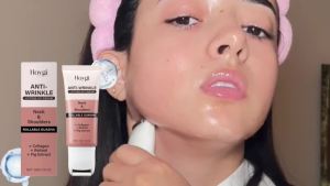 Hoygi Anti Wrinkle Lifting up Neck Cream Long Lasting Hydration Repairing Skin Rejuvenation Line Smoothing Neck Firming Cream
