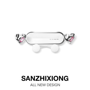 Xe Trọng Lực Điện Thoại Kẹp Cố Định Giá Đỡ Cho Phụ Nữ Hiện Đại Thời Trang/ Phong Cách Ô Tô Cửa Thoát Khí Gắn 3 Gấu