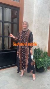 kaftan longdress terbaru 2023 modern kekinian jumbo lengan panjang kerut busui friendly bahan super premium