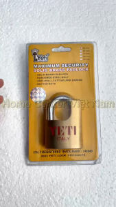 Ổ khóa bấm chống cắt Yeti chìa lỗ vi tính