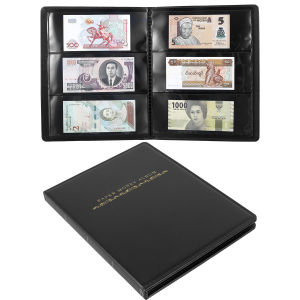 Banknotes Holder Coin Album Storage Bag Money Banknote Creative Collection Photocards Pvc Page Paper Money Gifts for Collector