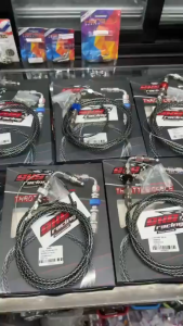 TROTTLE CABLE with CNC FITTINGS 210mm UNIVERSAL