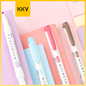 【All shop 50% off】KKV ZEBRA Duo Highlighter Soft Yellow