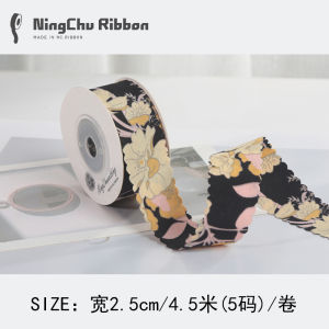 Ruy Băng Satin Viền Sóng Hoa Thắt Nút Bướm Vải Thủ Công DIY Hoa Bó Hoa Vật Liệu Đóng Gói Quà Tặng Ruy Băng Vải