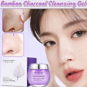 Bamboo Charcoal Cleansing Gel Facial Scrub Massage Exfoliating Shiso Clarifying Bamboo Cleansing Gel
