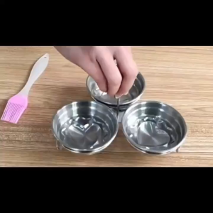 Stainless Steel Egg Frying Pan 3 Cup Egg Poaching Pan Rust-proof Stainless Steel Steamed Egg Mould With Grab Handle Omelette Egg Kitchen Cooking Tools