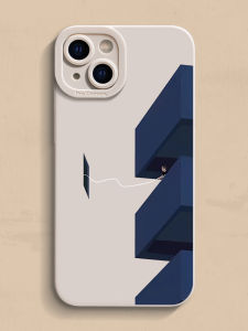 Creative Personalized Silicone Phone Case for  15Pro Max 13 12 Advanced Mini Men Women 6 Liquid 16 Trendy 7 8Plus 14 New XR Protective Cover