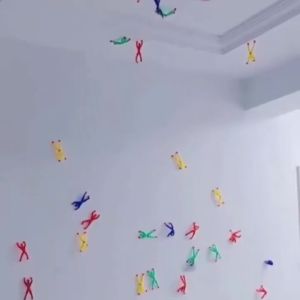 GTB Mainan STICKY MAN Tempel Kaca Dinding Spiderman Climbing Wall Sticky Wall/ Mainan Jadul Anak Panjat Dinding T046