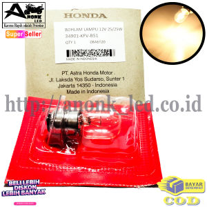 Bohlam Lampu Depan Honda H6 25Watt: Aksesoris Motor Matic & Bebek