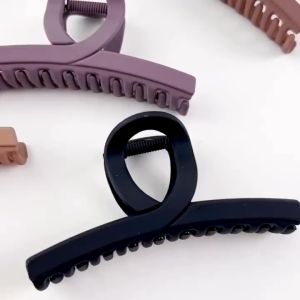 JH Jepit rambut salon slim jedai doff 11cm jepitan rambut silang korea panjang warna matte