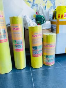 Plastik Mulsa Hitam-Perak TANI PERSADA tebal 035mm panjang 200m lebar 80cm Berat 54kg