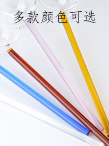 Japanese Style Long Handle Glass Soup Spoon for Hot Wine Honey Jam Stirring Cooking Utensil High Borosilicate Kitchen Tool