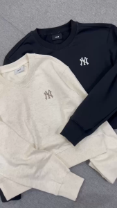 Áo Nỉ nữ Sweater MLB Croptop chính hãng chất liệu cotton mềm mại phom lửng phong cách hiện đại trẻ trung