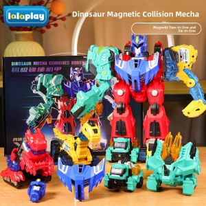LALAPLAY | Magnetic Educational Construction Toy Transformer Robot for Boys