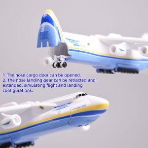 1/400 Scale 20cm An-225 "Mriya" Transport Plane Alloy Aircraft Replica Model Antonov An225 Plane With Base Aviation Airplane