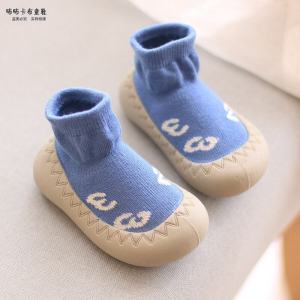 รองเท้าเดินสำหรับเด็กแรกเกิด รองเท้าพื้นเดินฤดูใบไม้ผลิและฤดูใบไม้ร่วง ถุงเท้าเด็กฤดูร้อนสำหรับเด็กอายุ 1 ปี รองเท้าในร่มแบบบาง ไม่หลุดร่วง รองเท้าเด็กแบบสวมสบาย