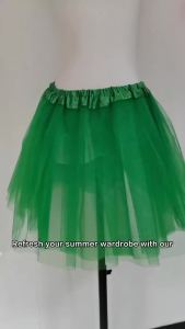 100% Polyester Tulle Tutu Skirt Classical Ballet Ballerina Tutus for Adult Skirts England Style Ruffles Solid Fluffy Skirts