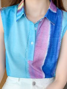 Stylish Sleeveless Shirt Womens New Summer Fashion Vest Top Youthful Outerwear Inner Match Slimming Base Layer Top